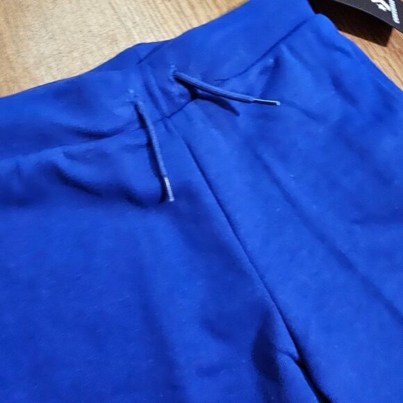 Converse All Star Chuck Taylor Logo Shorts Kids Size 7 Blue White French Terry - Picture 3 of 6